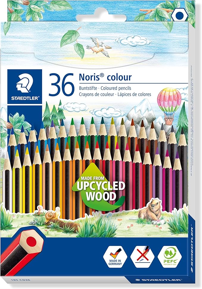 STAEDTLER Noris colour 185 Buntstifte – 36er Set