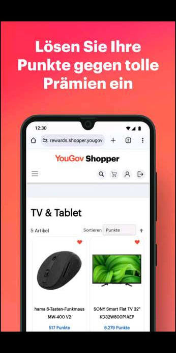YouGov Shopper – kostenlos anmelden & Prämienpunkte sammeln
